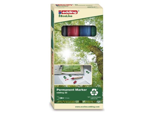 Merkepenn EDDING 22 assorterte (4) 